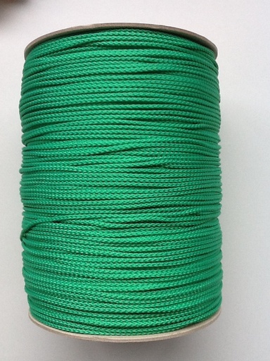 [so61003-gn-R5F2] PP-Flechtschnur, 3mm, grün, Spule a 500m